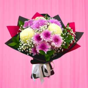 Purple & Snow Bouquet