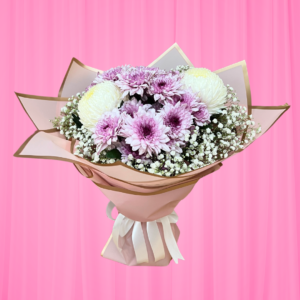 Amethyst & Snow Bouquet