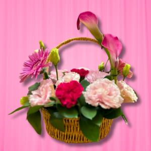 Blushing Harmony Basket