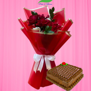 Red Roses & Chocolate Delight